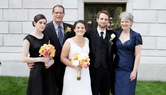 Chris Kellogg and Family at the wedding of daughter Sarah and Derek