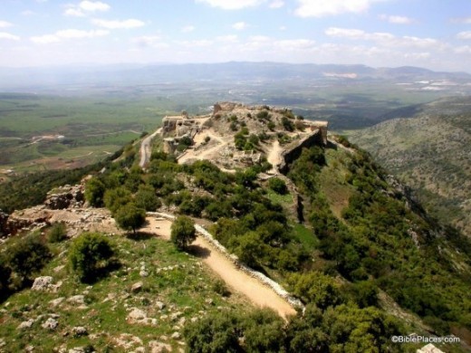 Nimrod Fortress in Golan Heights
