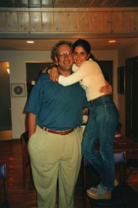 Adi with Mike, summer 2000