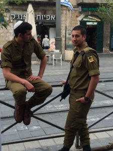 IDF soldiers in Jerusalem. Photo: Farm to Frame
