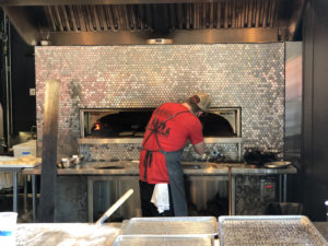 Liza -- as in Minnelli -- the wood-fired oven at Meyvn.