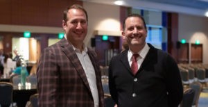 Michael Waldman and Joshua Wert at the 2018 J Event.