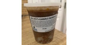 Dr. Stu's Cabbage Borscht