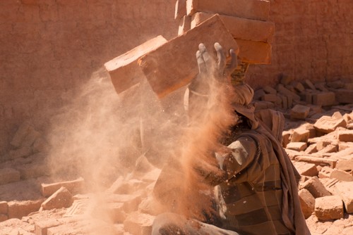 Brick worker, Nepal, by Dr. David Parker