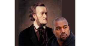 Richard Wagner and Ye (Photo Illustration courtesy New Voices Magazine).