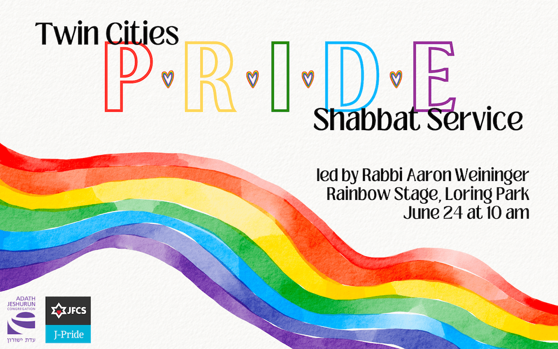 Twin Cities Pride Shabbat Service - TC Jewfolk