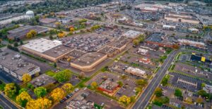 Overhead view of Roseville, MN