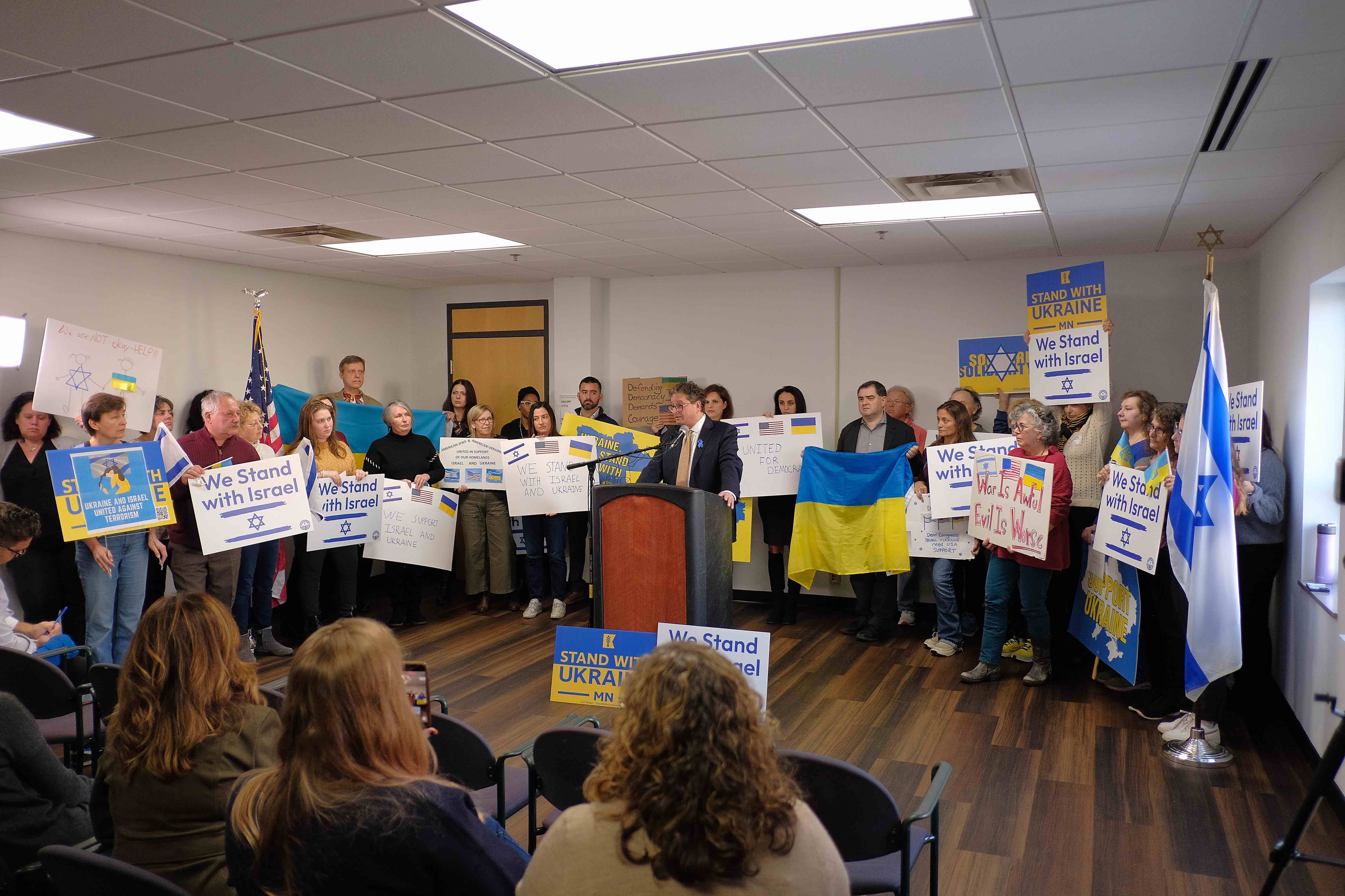 Jewish-Ukrainian Press Conference Condemns Hamas & Russia, Calls For More  U.S. Aid - TC Jewfolk