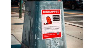 A kidnapped poster in Washington, D.C. (Facebook image/creative commons)
