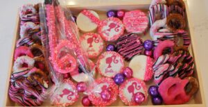 Treats for a "Barbie"-themed birthday party (courtesy)