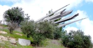 Yad l’portzei Yerushelayim – a memorial to those who broke the siege and saved Jerusalem in 1948