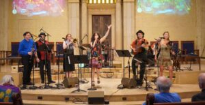 Jewbalaya plays at Temple Israel on June 6 to celebrate the release of their debut album "A Schmaltzy Stew" (Lonny Goldsmith/TC Jewfolk).