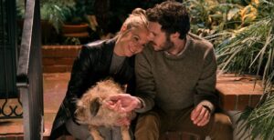 Kristen Bell as Joanne, Adam Brody as Noah in episode 103 of 'Nobody Wants This.' (Hopper Stone/Netflix © 2024.