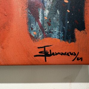 Sandra Felemovicius signature on a painting (Lonny Goldsmith/TC Jewfolk).