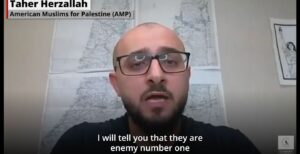 Taher Herzallah (Video Canary Mission/screenshot)