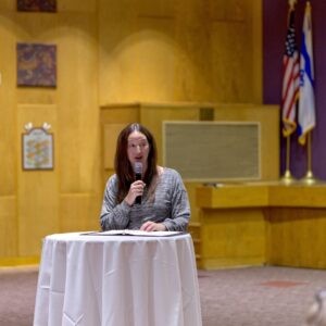 Our keynote speaker, Rabbi Jill Avrin (Lev Gringauz/TC Jewfolk).