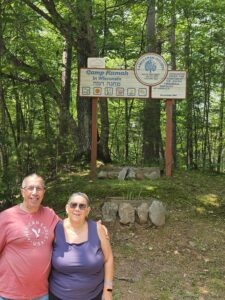 Yaron and Jacqui Vital at Ramah in Wisconsin. (Courtesy).